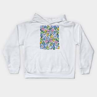 Funny sock pattern Kids Hoodie